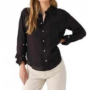NEW CITIZENS OF HUMANITY kayla shrunken shirt in chocolate